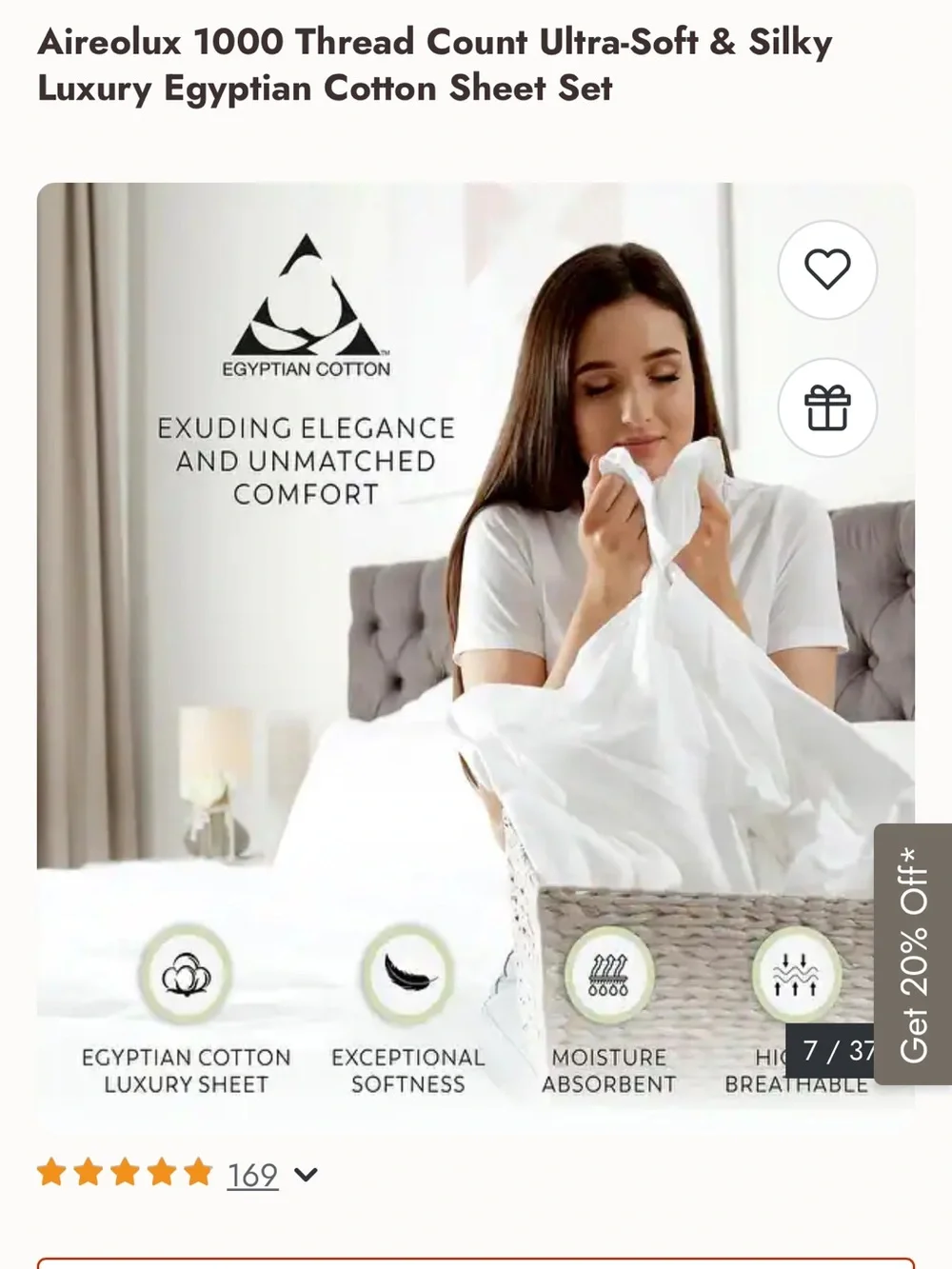 Luxury Egyptian Cotton Sheet Set - Sage Green